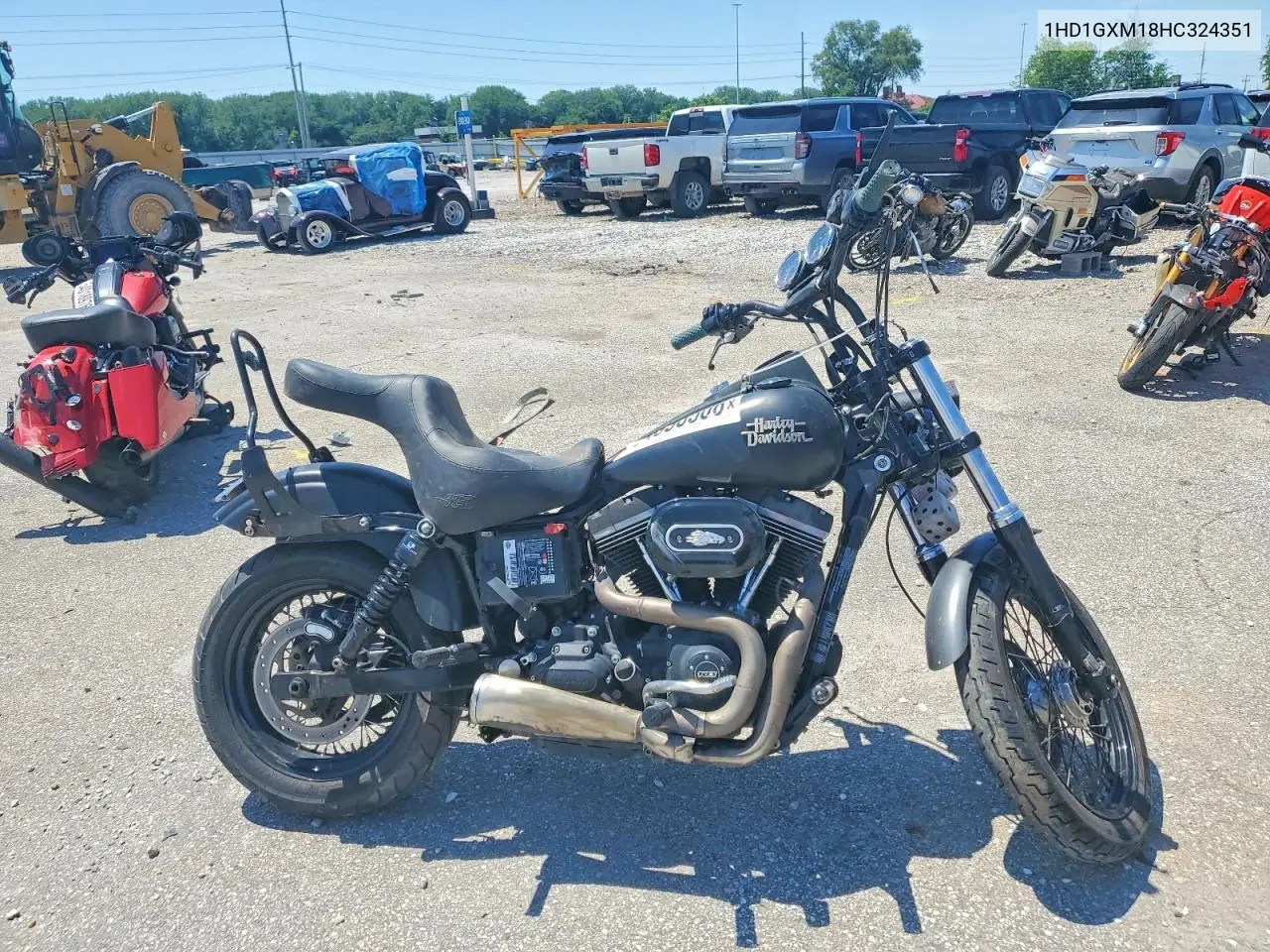2017 Harley-Davidson Fxdb Dyna Street Bob VIN: 1HD1GXM18HC324351 Lot: 54836506
