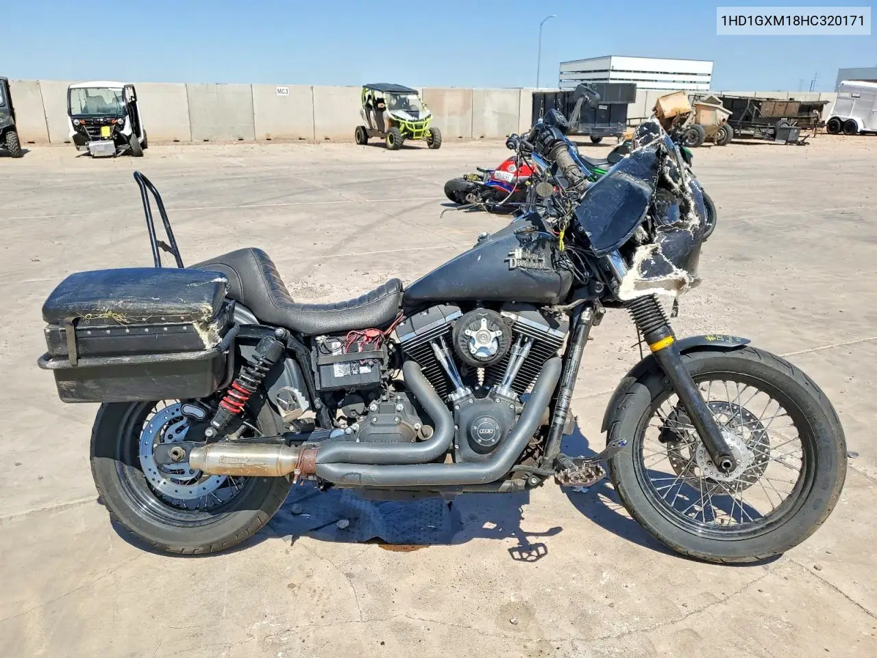 2017 Harley-Davidson Fxdb Dyna Street Bob VIN: 1HD1GXM18HC320171 Lot: 55449646
