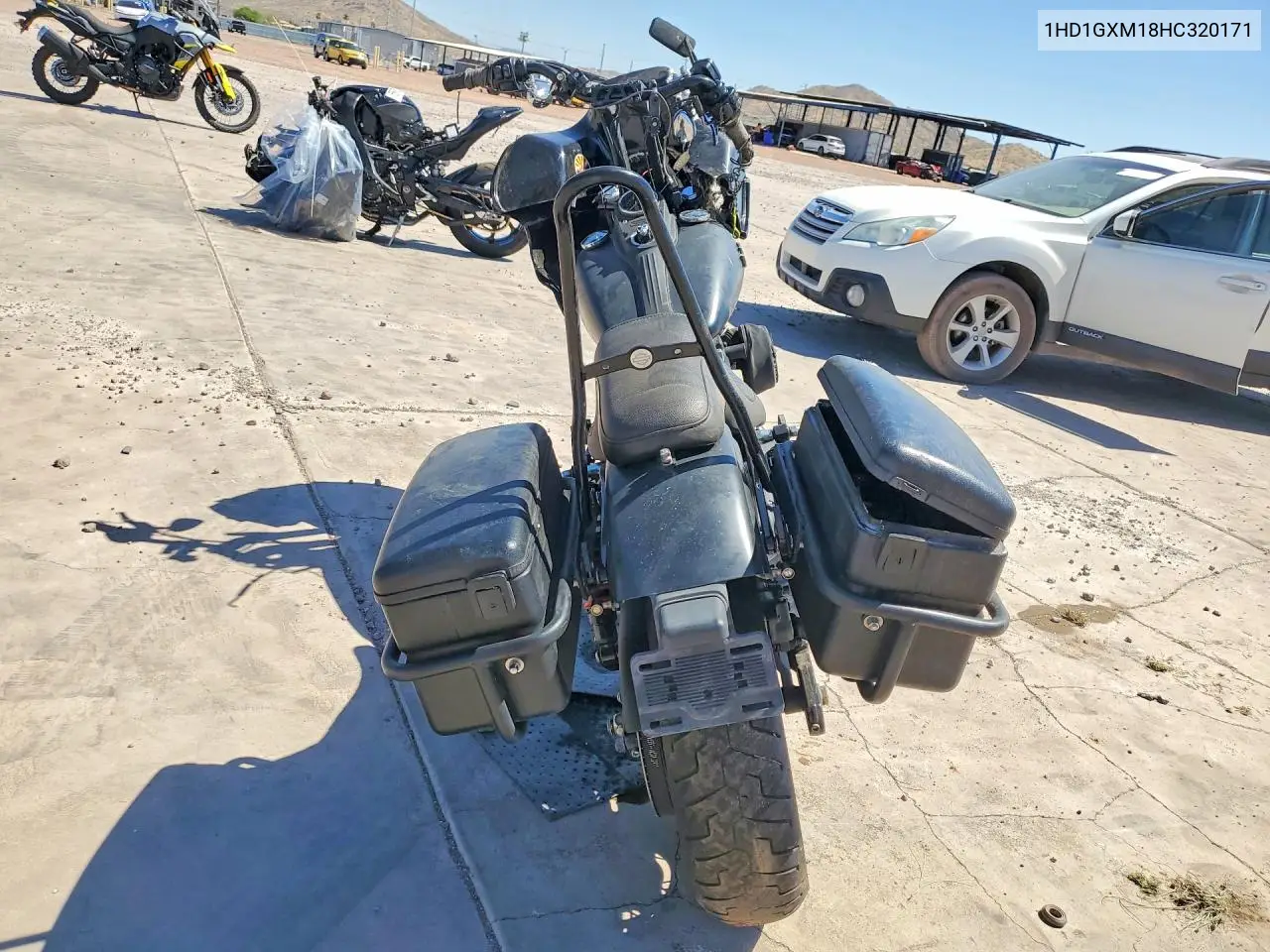 2017 Harley-Davidson Fxdb Dyna Street Bob VIN: 1HD1GXM18HC320171 Lot: 55449646