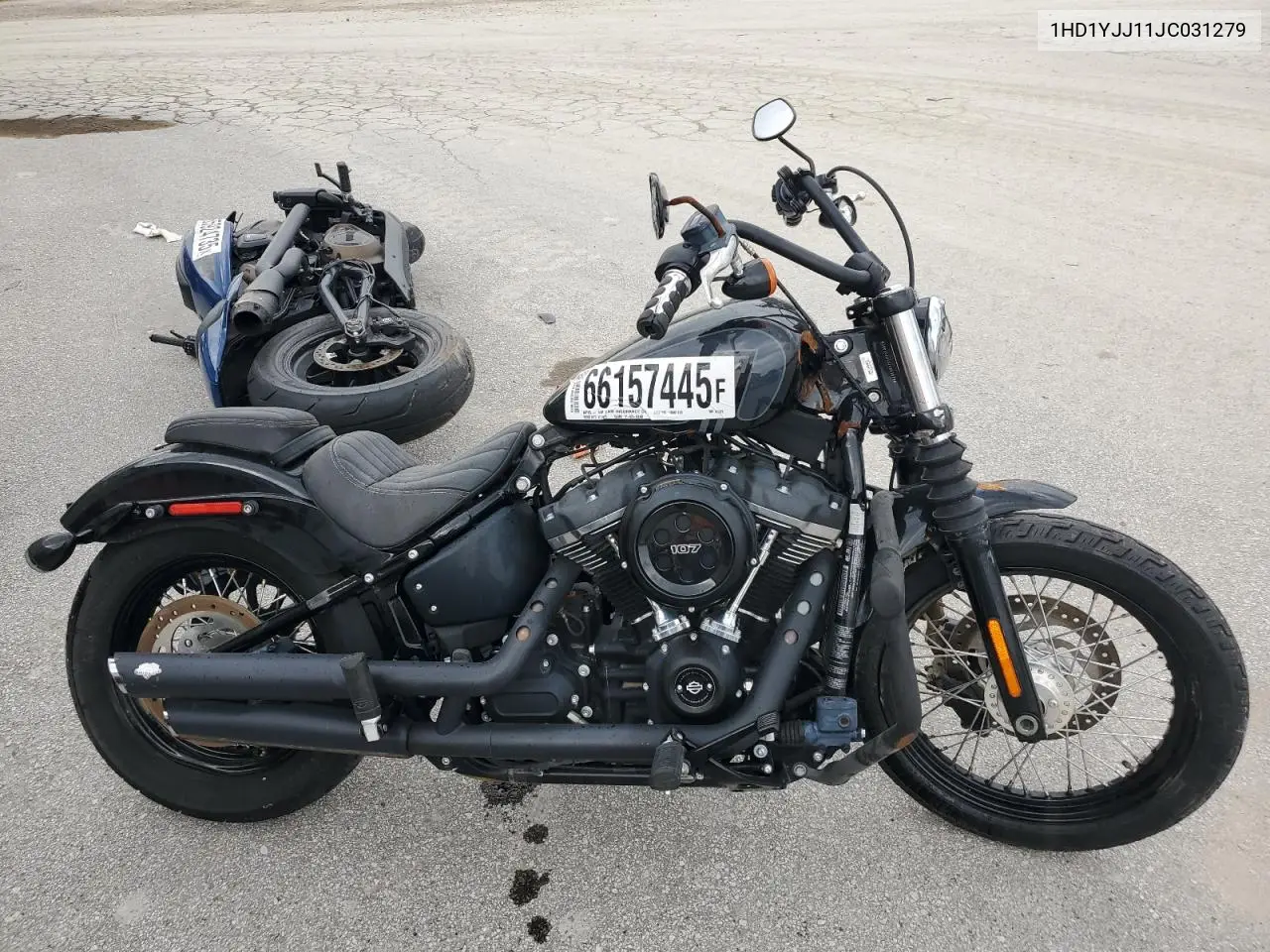 2018 Harley-Davidson Fxbb Street Bob VIN: 1HD1YJJ11JC031279 Lot: 55872226