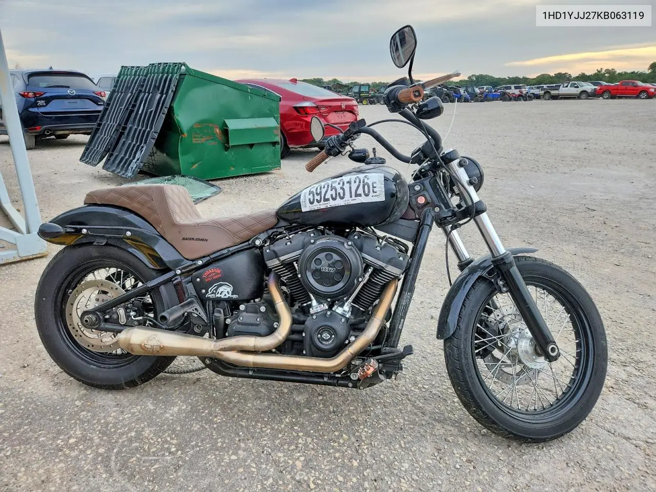 2019 Harley-Davidson Fxbb VIN: 1HD1YJJ27KB063119 Lot: 59253126
