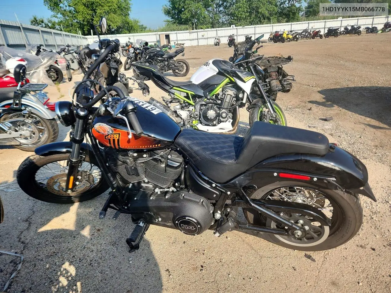 2021 Harley-Davidson Fxbbs VIN: 1HD1YYK15MB066778 Lot: 61137786