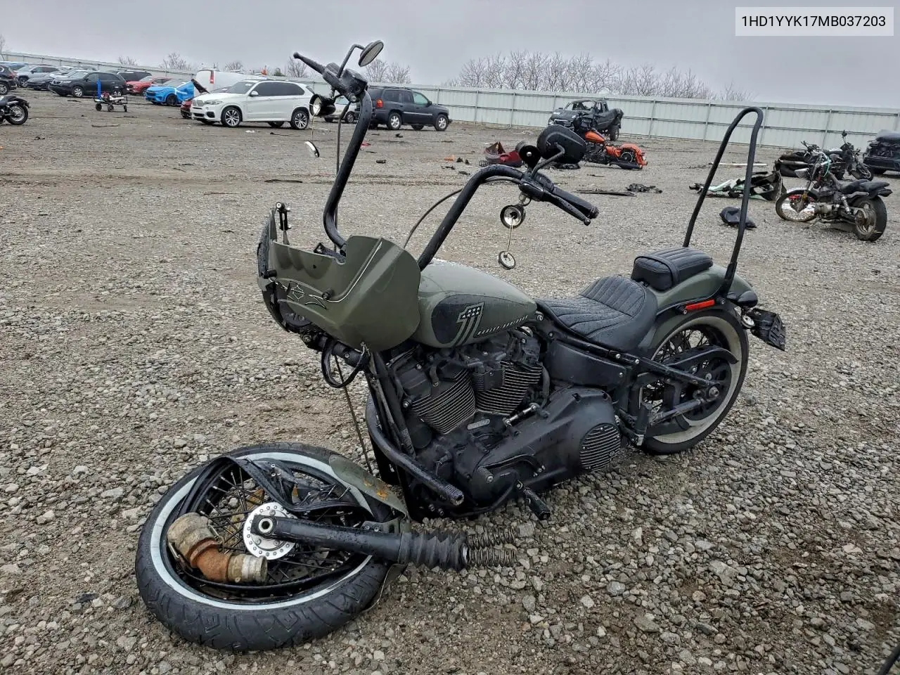 2021 Harley-Davidson Fxbbs VIN: 1HD1YYK17MB037203 Lot: 97974855