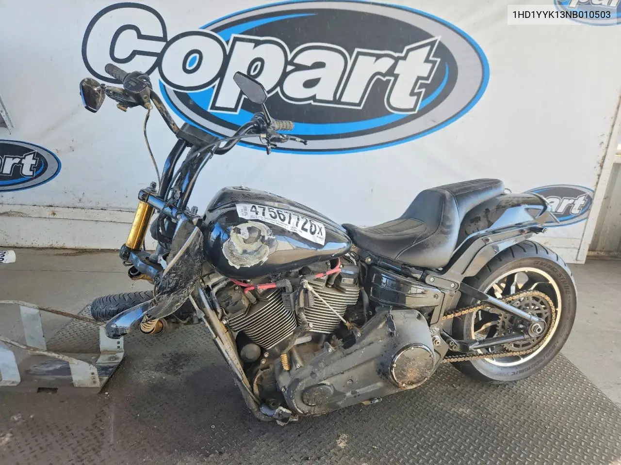 2022 Harley Davidson Fxbbs VIN: 1HD1YYK13NB010503 Lot: 53373626