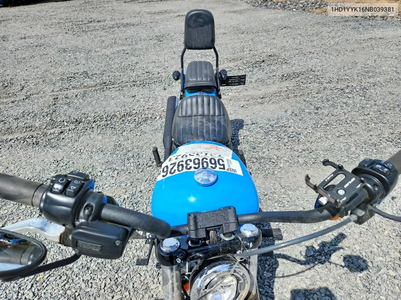 2022 Harley-Davidson Fxbbs VIN: 1HD1YYK16NB039381 Lot: 56963926