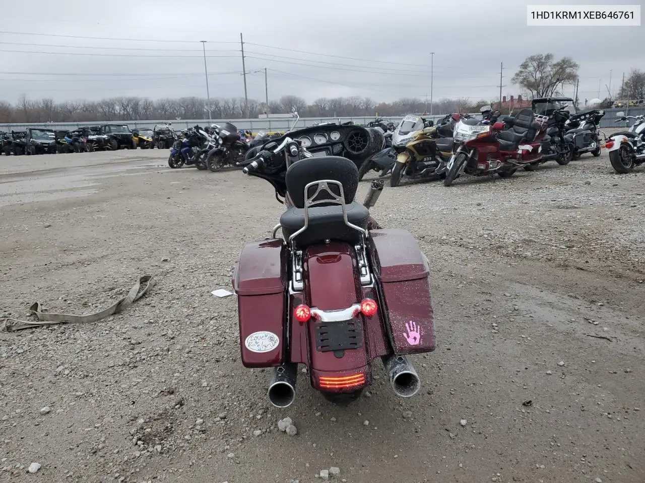 1HD1KRM1XEB646761 2014 Harley-Davidson Flhxs Street Glide Special