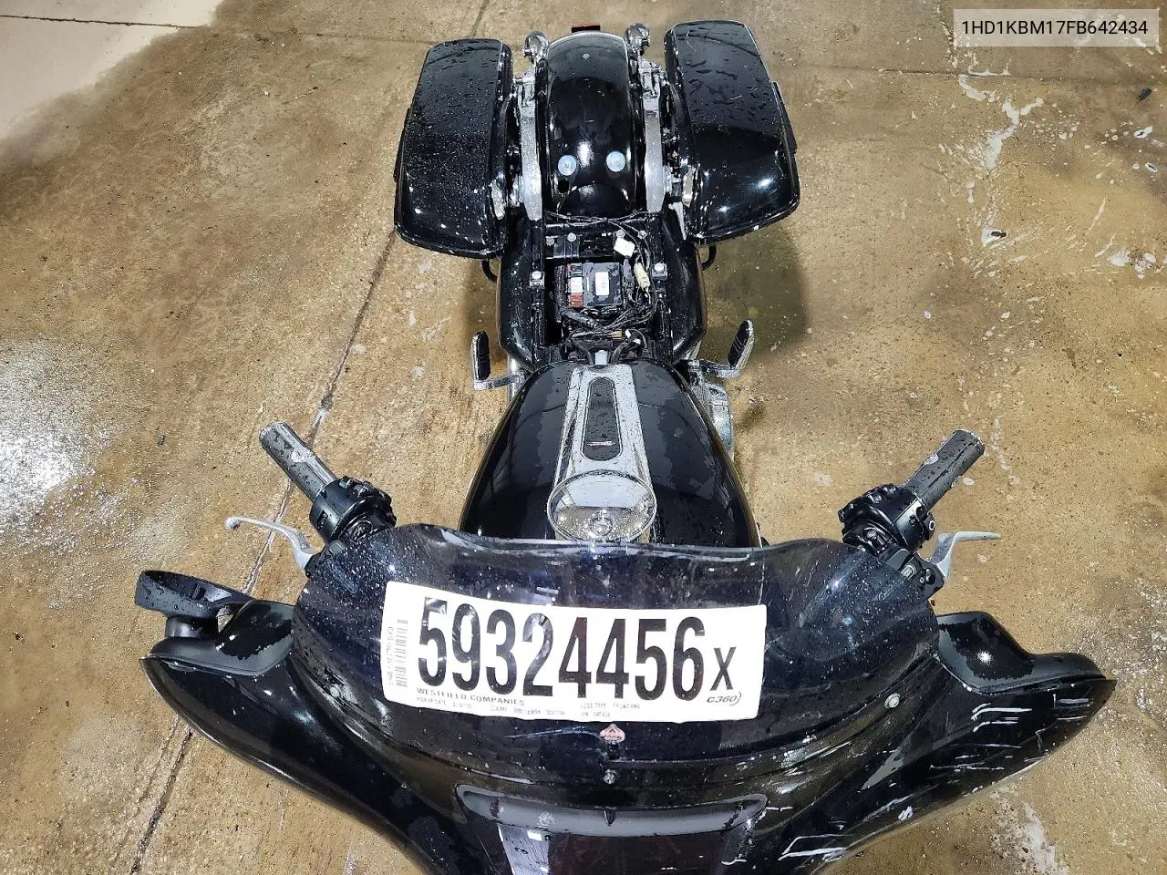 2015 Harley-Davidson Flhx Street Glide VIN: 1HD1KBM17FB642434 Lot: 59324456