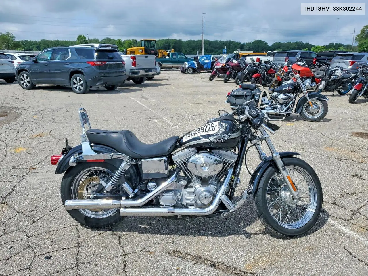 2003 Harley Davidson Fxd VIN: 1HD1GHV133K302244 Lot: 56289226