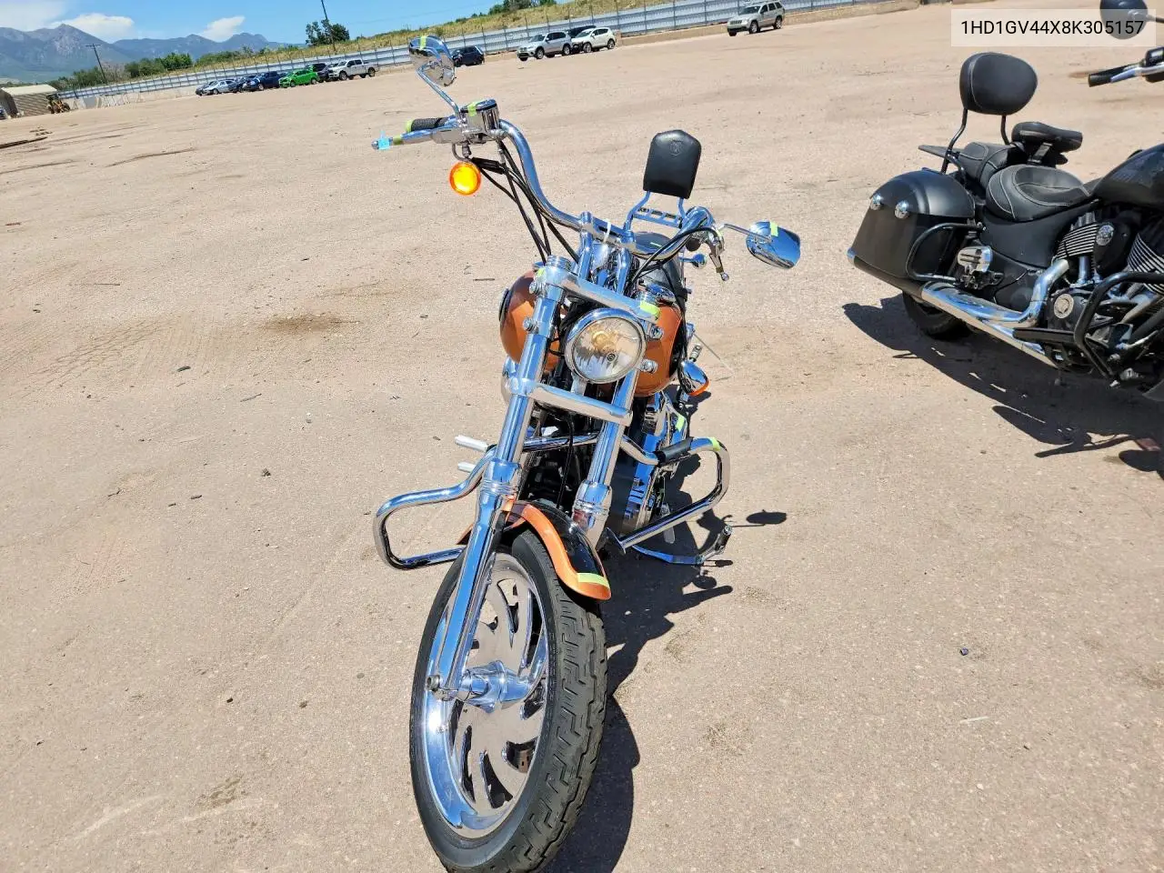 2008 Harley-Davidson Fxdc Daytona Custom VIN: 1HD1GV44X8K305157 Lot: 57668546