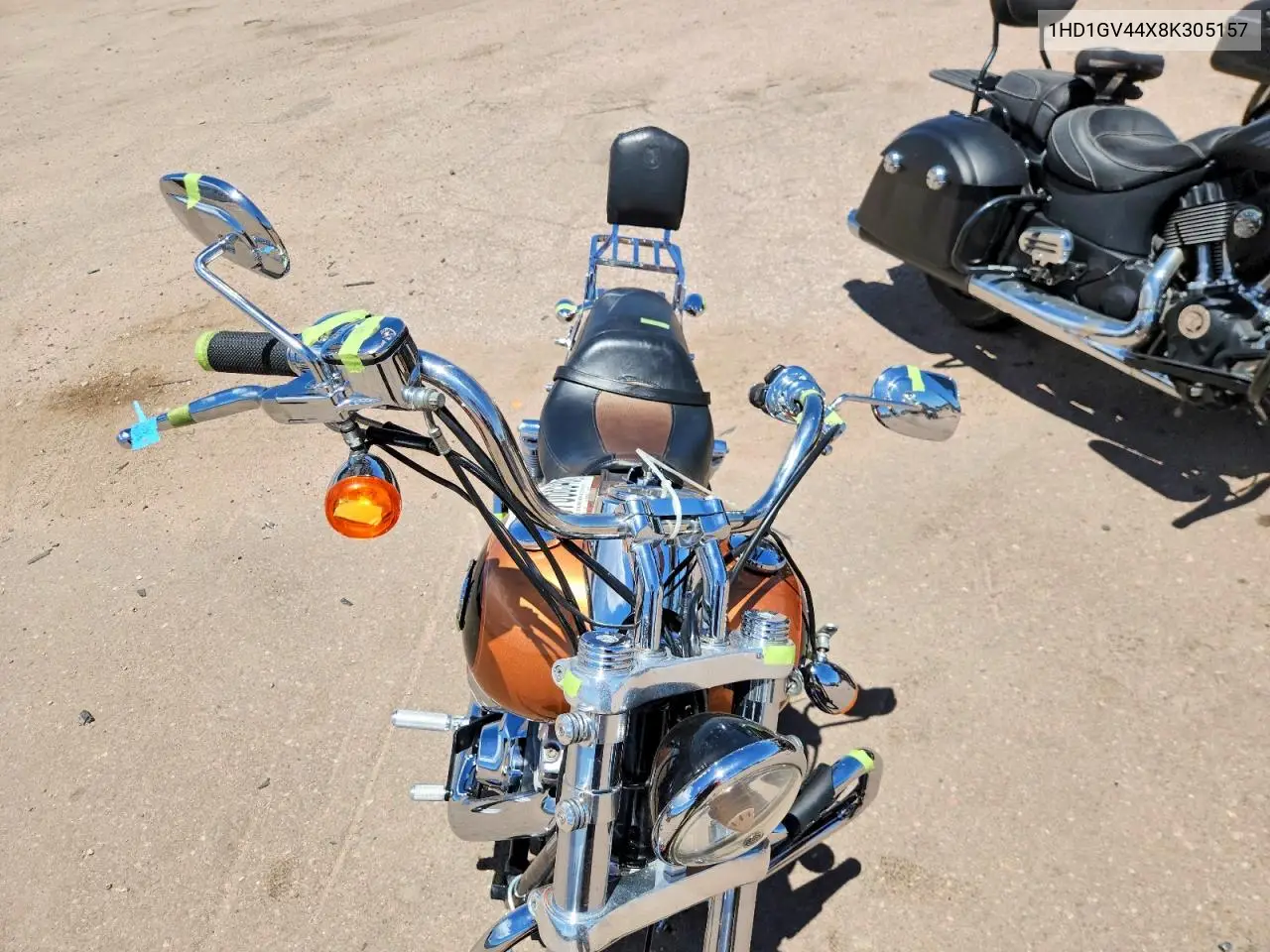 2008 Harley-Davidson Fxdc Daytona Custom VIN: 1HD1GV44X8K305157 Lot: 57668546