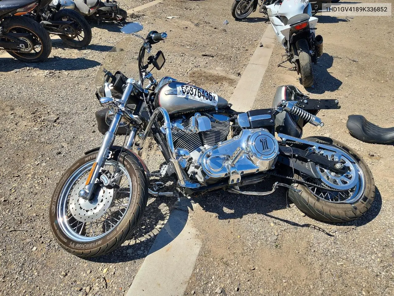 2009 Harley-Davidson Fxdc VIN: 1HD1GV4189K336852 Lot: 55976436