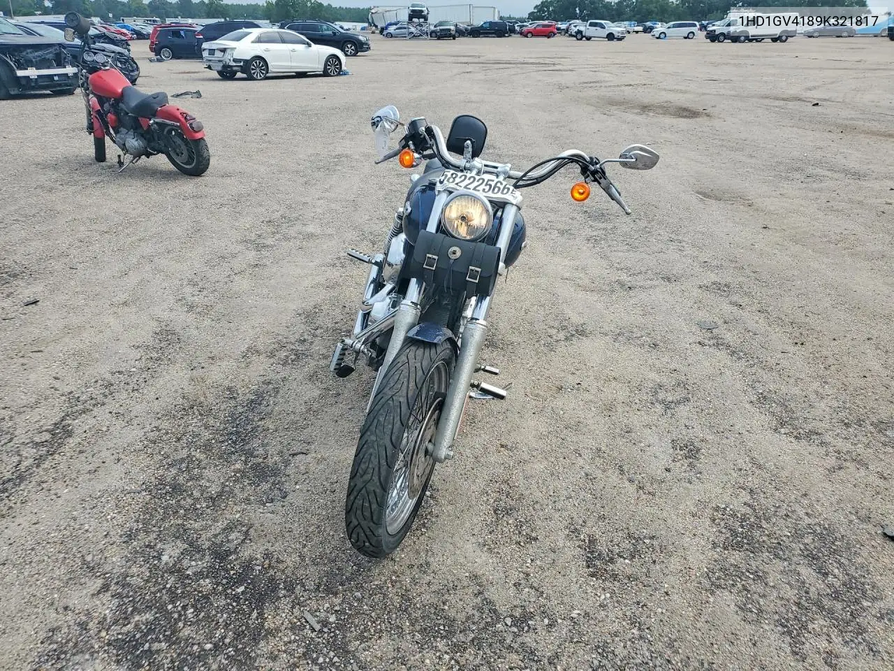 2009 Harley-Davidson Fxdc VIN: 1HD1GV4189K321817 Lot: 58222566