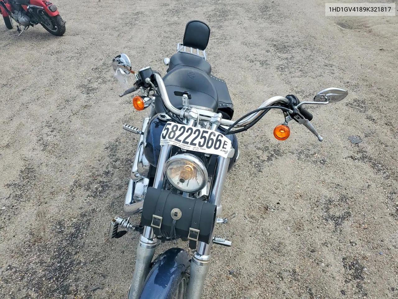 2009 Harley-Davidson Fxdc VIN: 1HD1GV4189K321817 Lot: 58222566