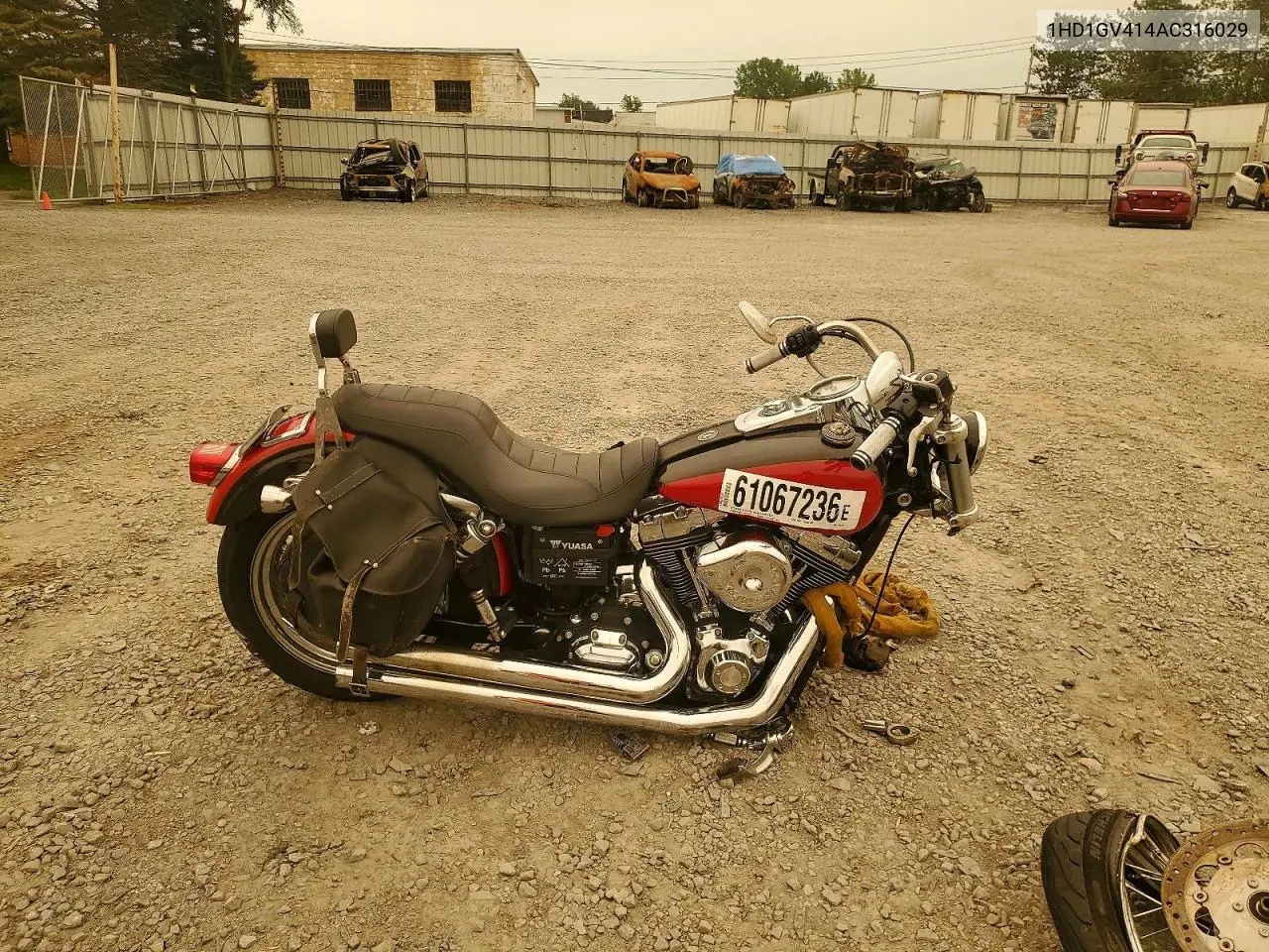 2010 Harley-Davidson Fxdc VIN: 1HD1GV414AC316029 Lot: 61067236