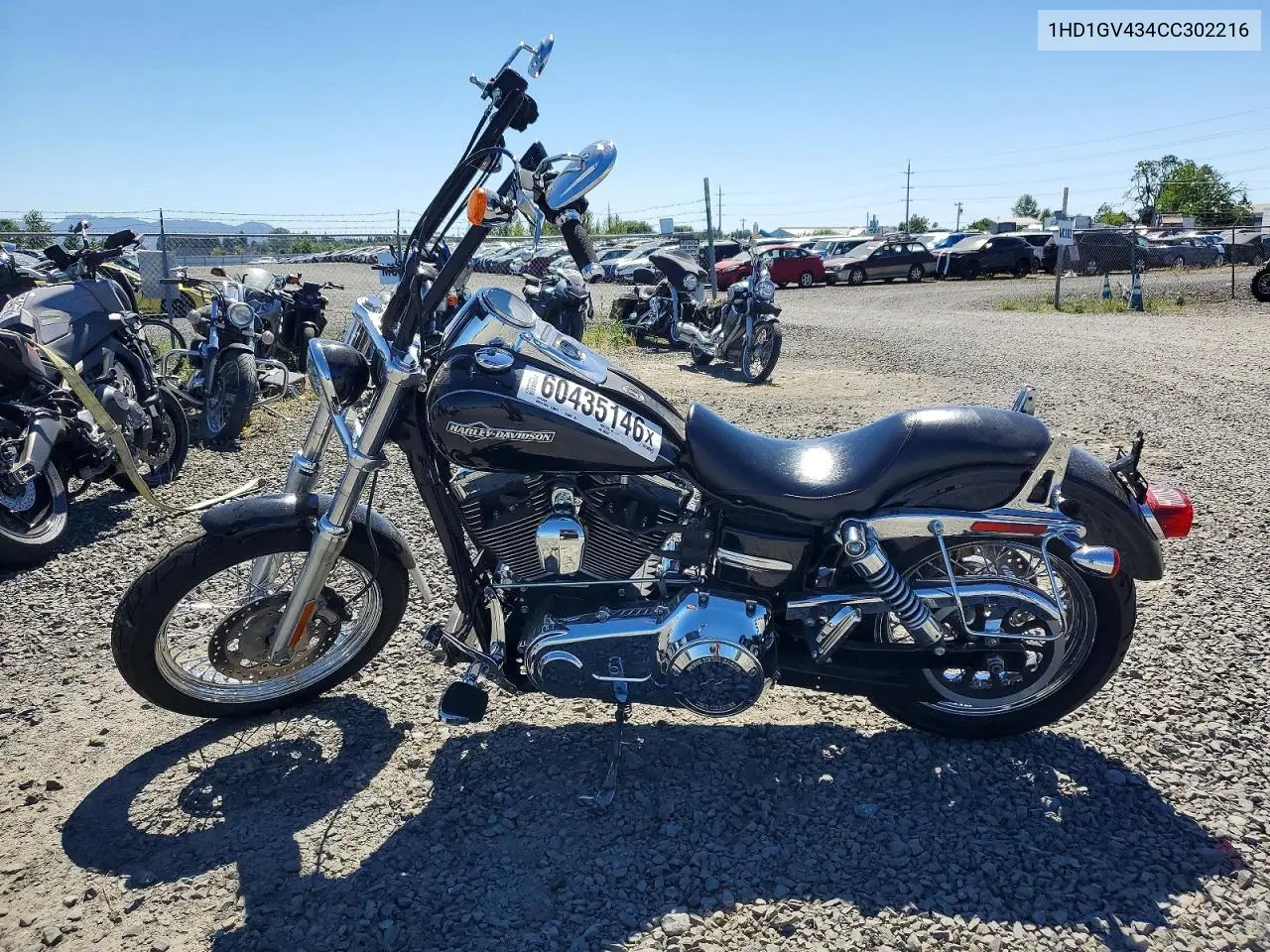 2012 Harley-Davidson Fxdc Dyna Super Glide VIN: 1HD1GV434CC302216 Lot: 60435146