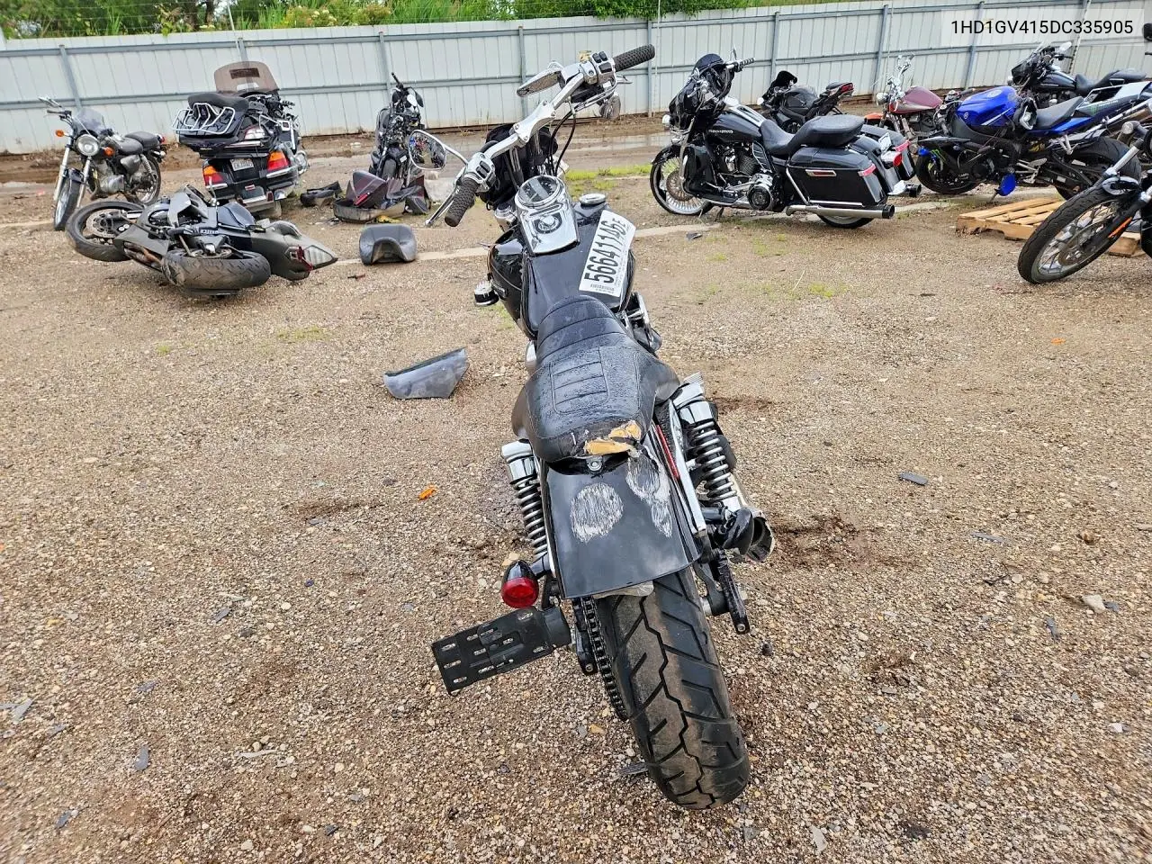 2013 Harley-Davidson Fxdc Dyna Super Glide VIN: 1HD1GV415DC335905 Lot: 56641146