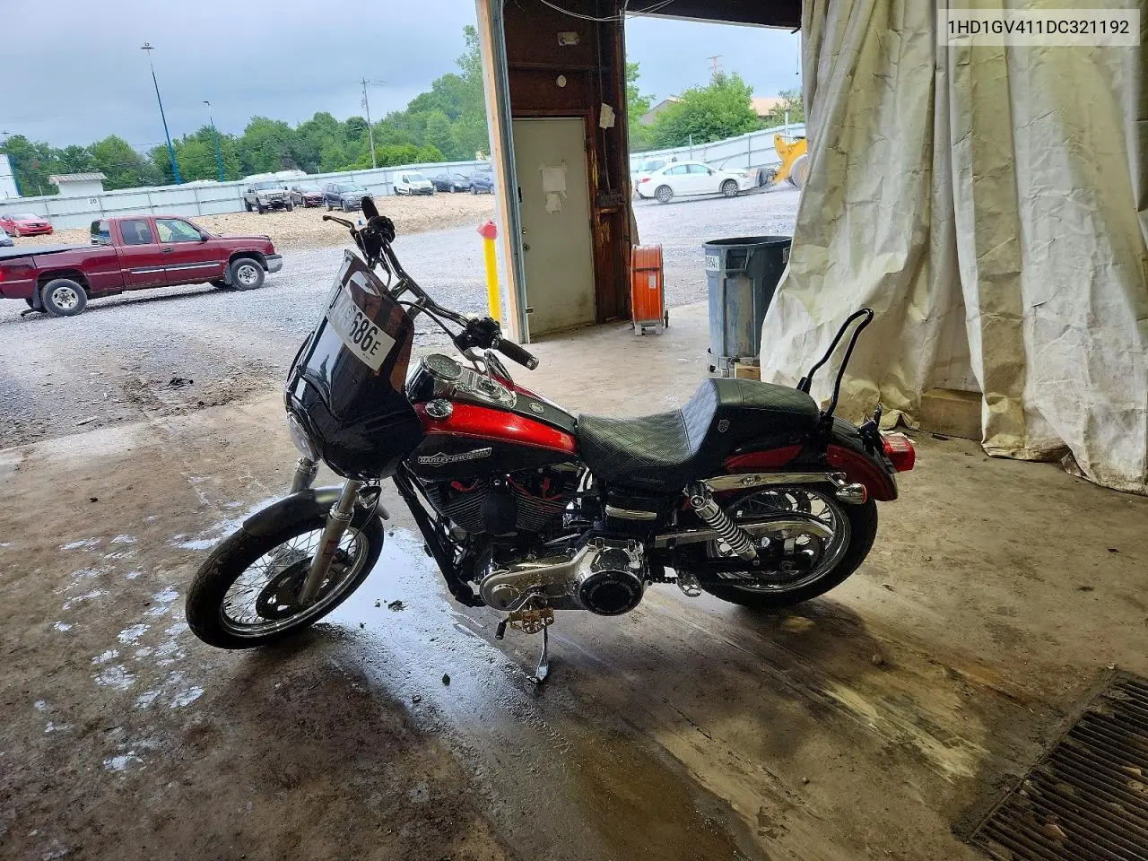 2013 Harley-Davidson Fxdc Dyna Super Glide VIN: 1HD1GV411DC321192 Lot: 60440686