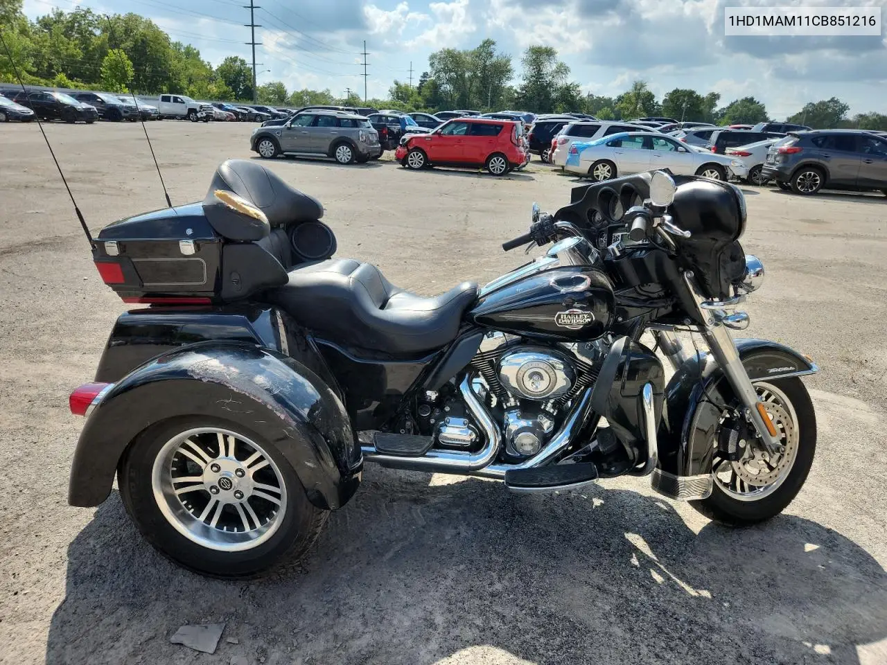 2012 Harley-Davidson Flhtcutg Tri Glide Ultra Classic VIN: 1HD1MAM11CB851216 Lot: 68146045