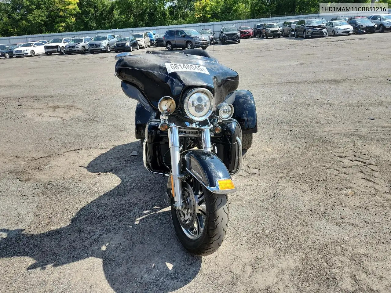2012 Harley-Davidson Flhtcutg Tri Glide Ultra Classic VIN: 1HD1MAM11CB851216 Lot: 68146045