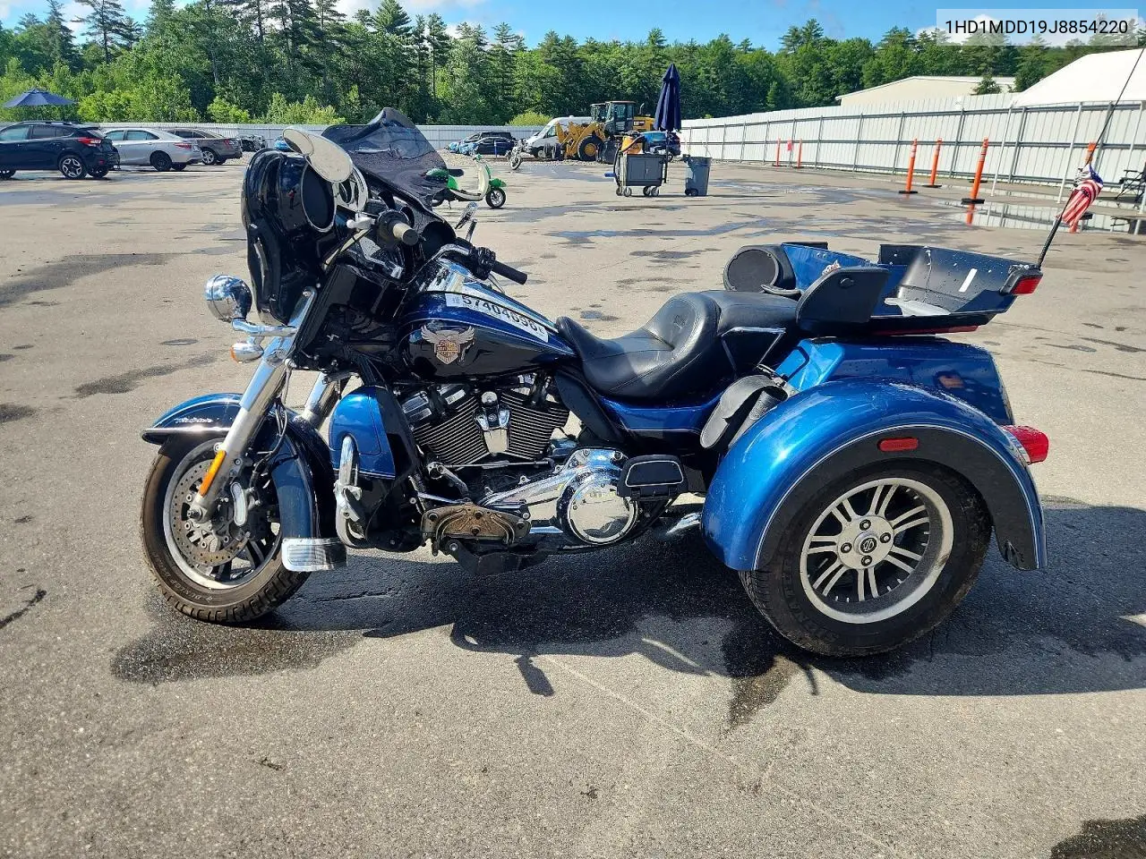 2018 Harley-Davidson Tri Glide Ultra VIN: 1HD1MDD19JB854220 Lot: 57404696
