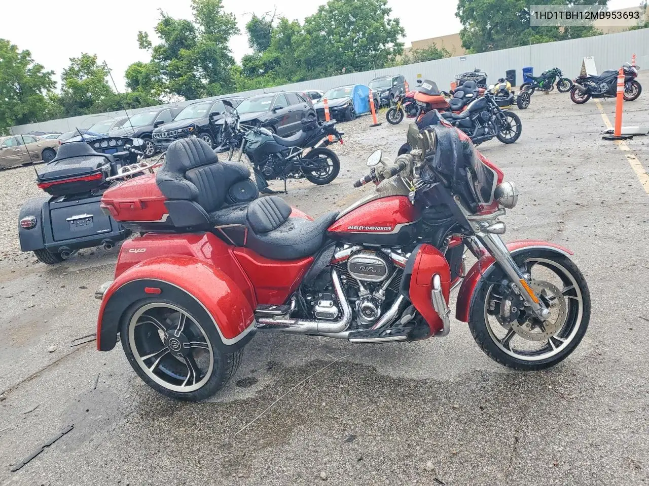 2021 Harley-Davidson Flhtcutgse VIN: 1HD1TBH12MB953693 Lot: 60034356