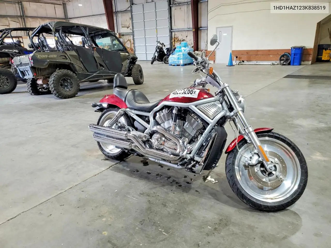 2003 Harley Davidson Vrsca VIN: 1HD1HAZ123K838519 Lot: 48235266