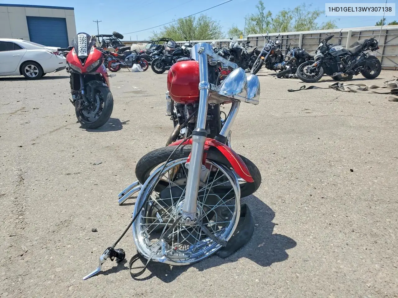 1998 Harley-Davidson Fxdwg VIN: 1HD1GEL13WY307138 Lot: 59708166