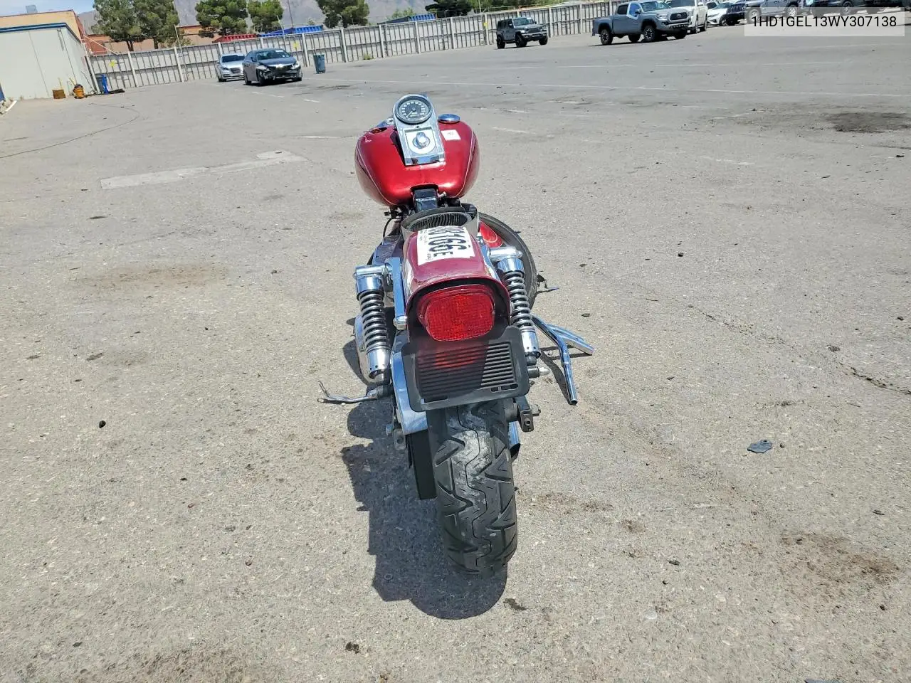 1998 Harley-Davidson Fxdwg VIN: 1HD1GEL13WY307138 Lot: 59708166