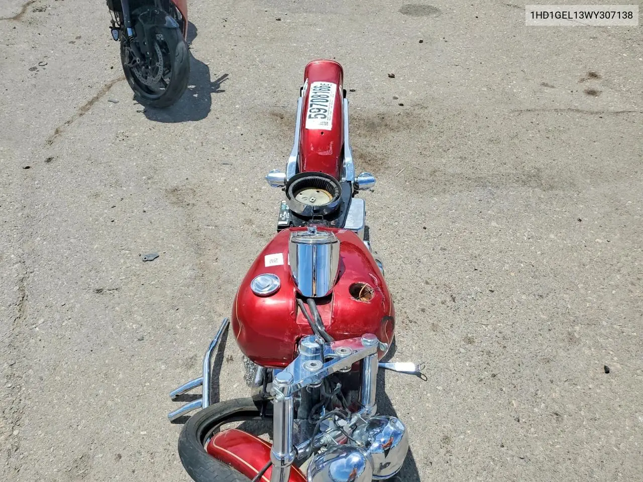 1998 Harley-Davidson Fxdwg VIN: 1HD1GEL13WY307138 Lot: 59708166