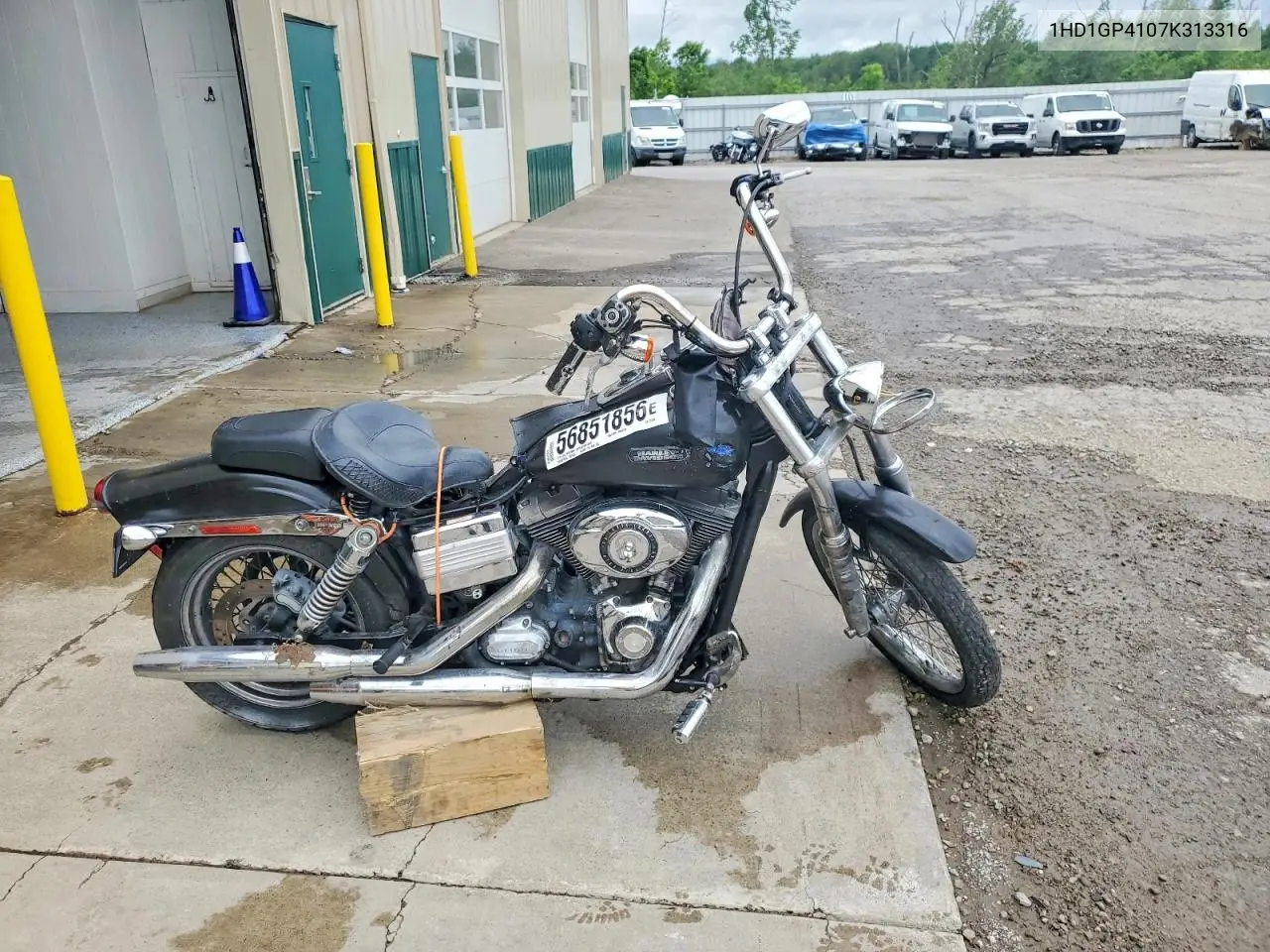 2007 Harley-Davidson Fxdwg VIN: 1HD1GP4107K313316 Lot: 56851856