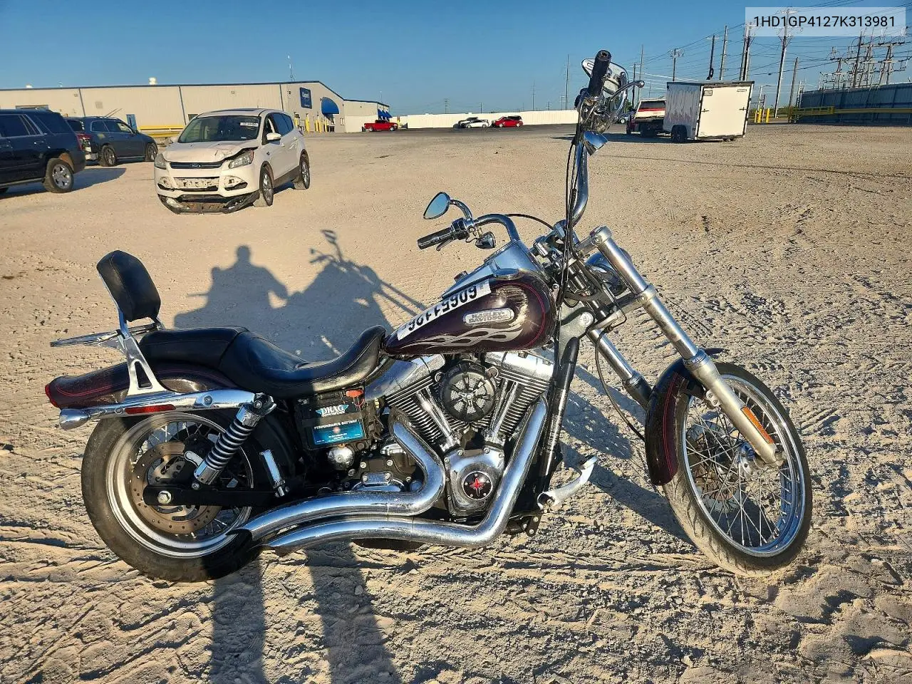 2007 Harley-Davidson Fxdwg VIN: 1HD1GP4127K313981 Lot: 60651126