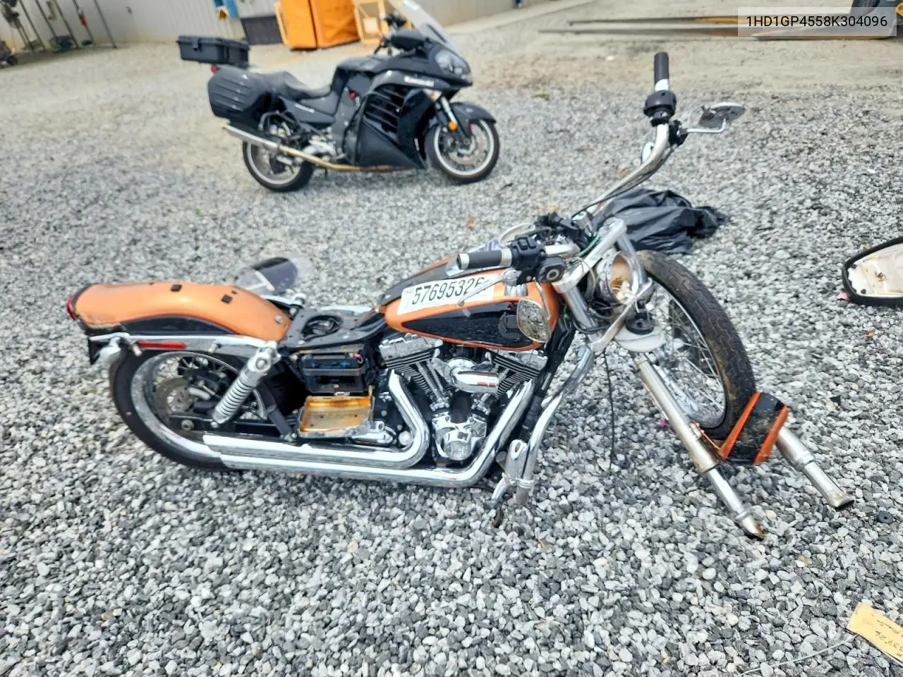 2008 Harley-Davidson Fxdwg 105Th Anniversary Edition VIN: 1HD1GP4558K304096 Lot: 57695326