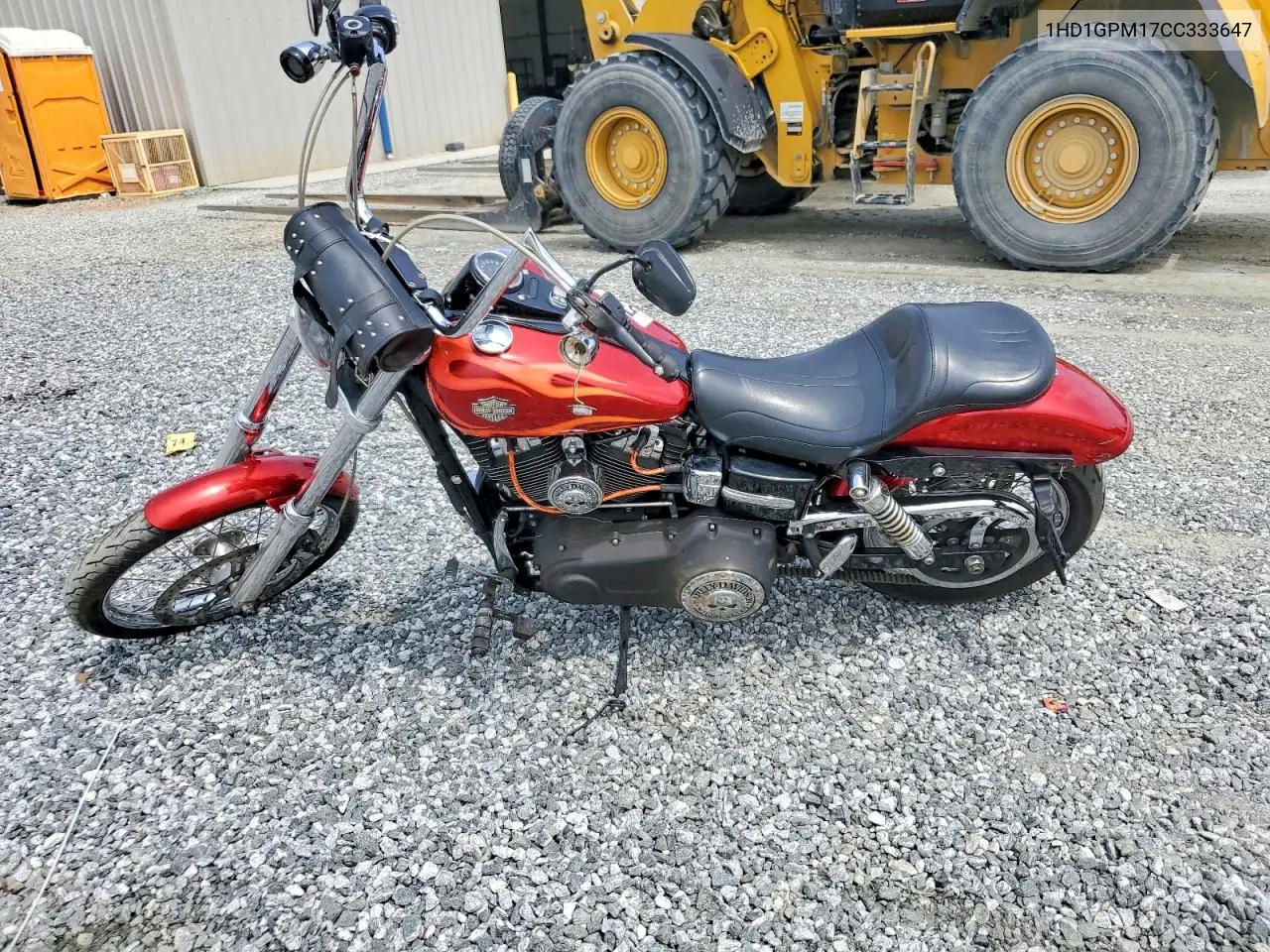 2012 Harley-Davidson Fxdwg Dyna Wide Glide VIN: 1HD1GPM17CC333647 Lot: 52147116