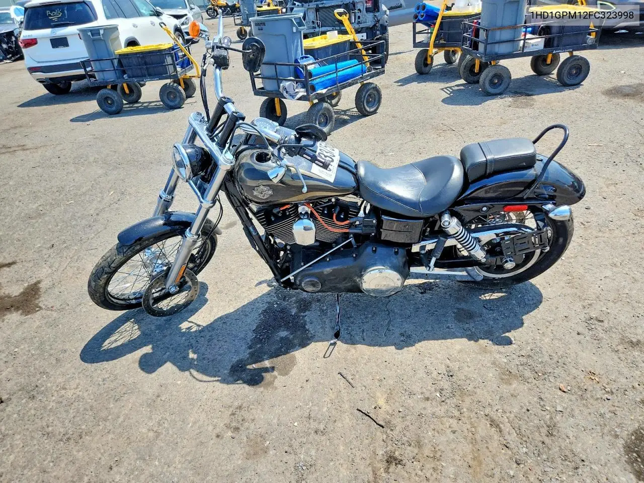 2015 Harley-Davidson Fxdwg Dyna Wide Glide VIN: 1HD1GPM12FC323998 Lot: 61338756