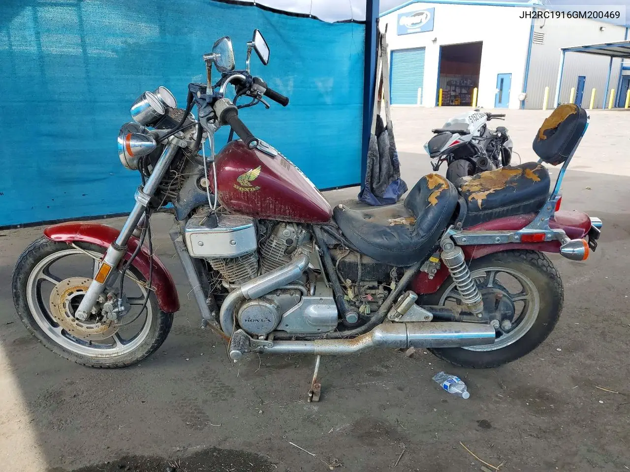 1986 Honda Vt700 C VIN: JH2RC1916GM200469 Lot: 52539836