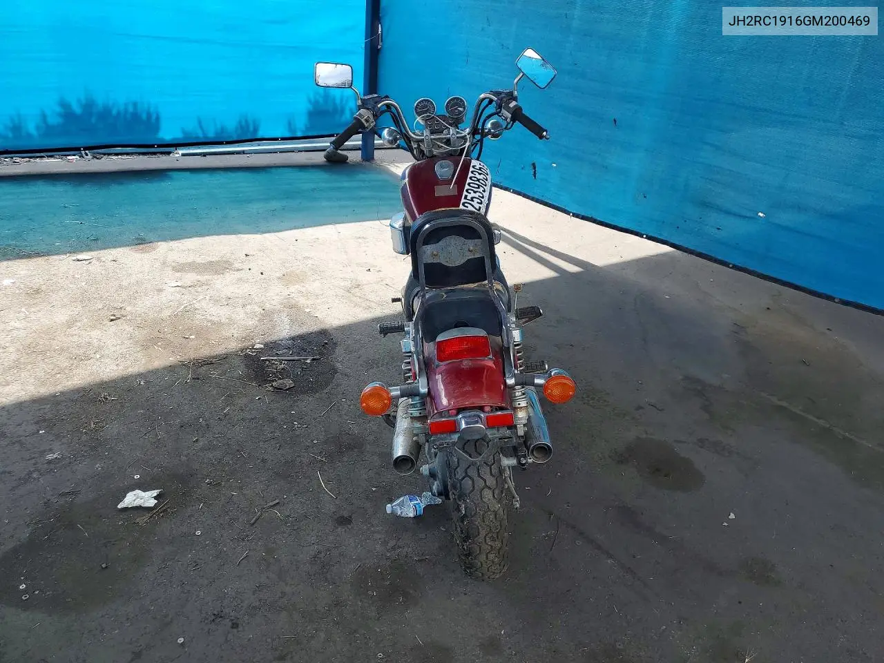 1986 Honda Vt700 C VIN: JH2RC1916GM200469 Lot: 52539836