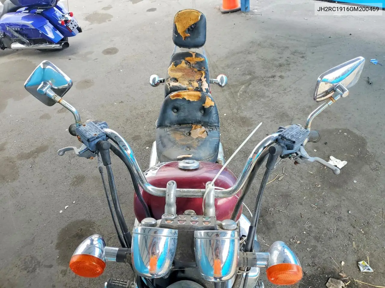 1986 Honda Vt700 C VIN: JH2RC1916GM200469 Lot: 52539836