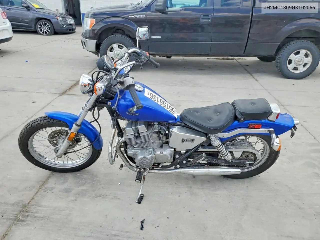 1986 Honda Cmx250 C VIN: JH2MC1309GK102056 Lot: 55155136