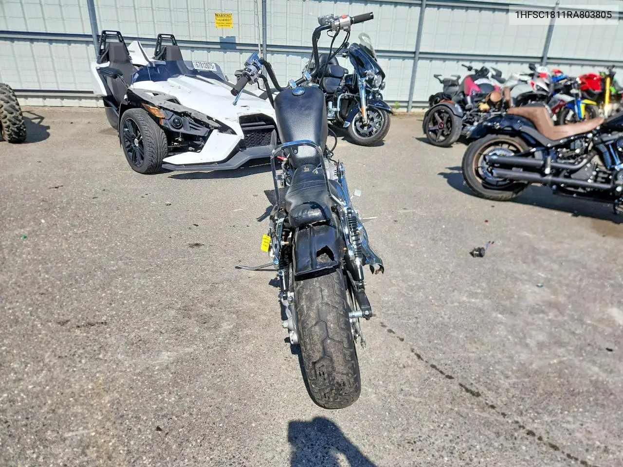 1994 Honda Vt1100 C VIN: 1HFSC1811RA803805 Lot: 57923156