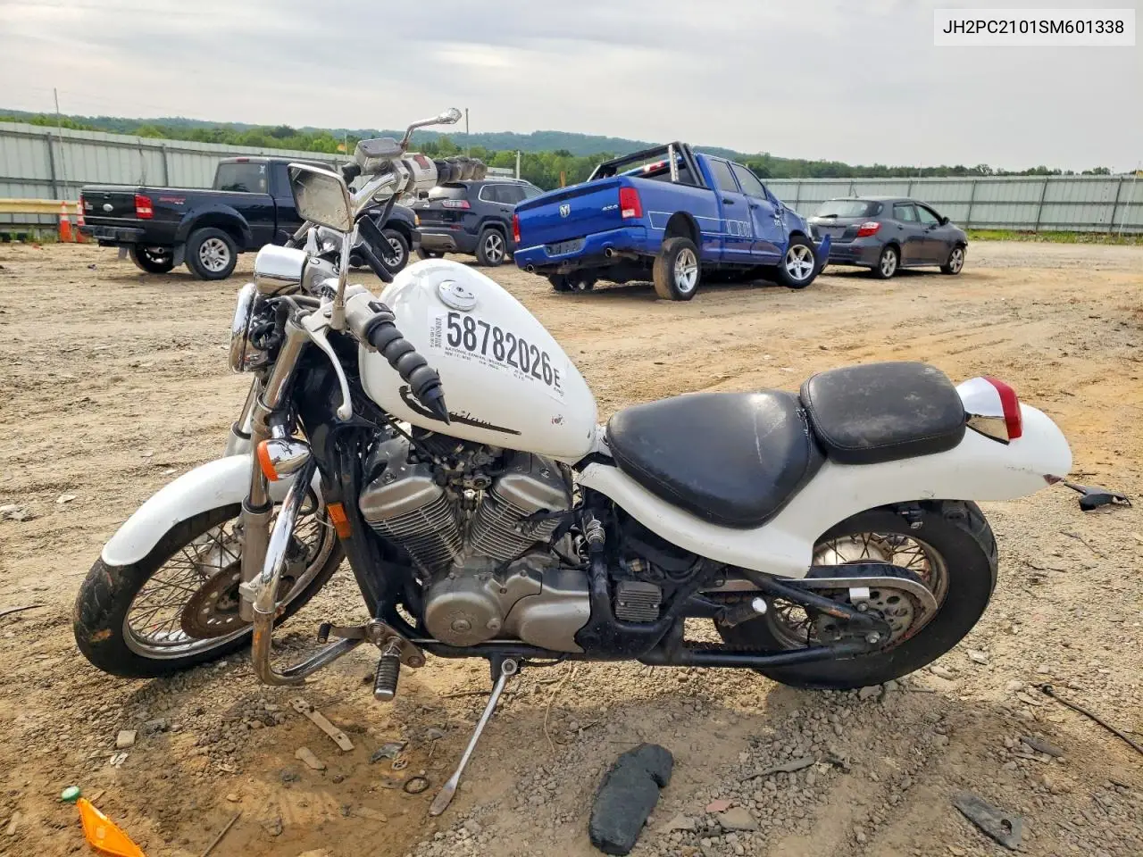 1995 Honda Vt600 C VIN: JH2PC2101SM601338 Lot: 58782026