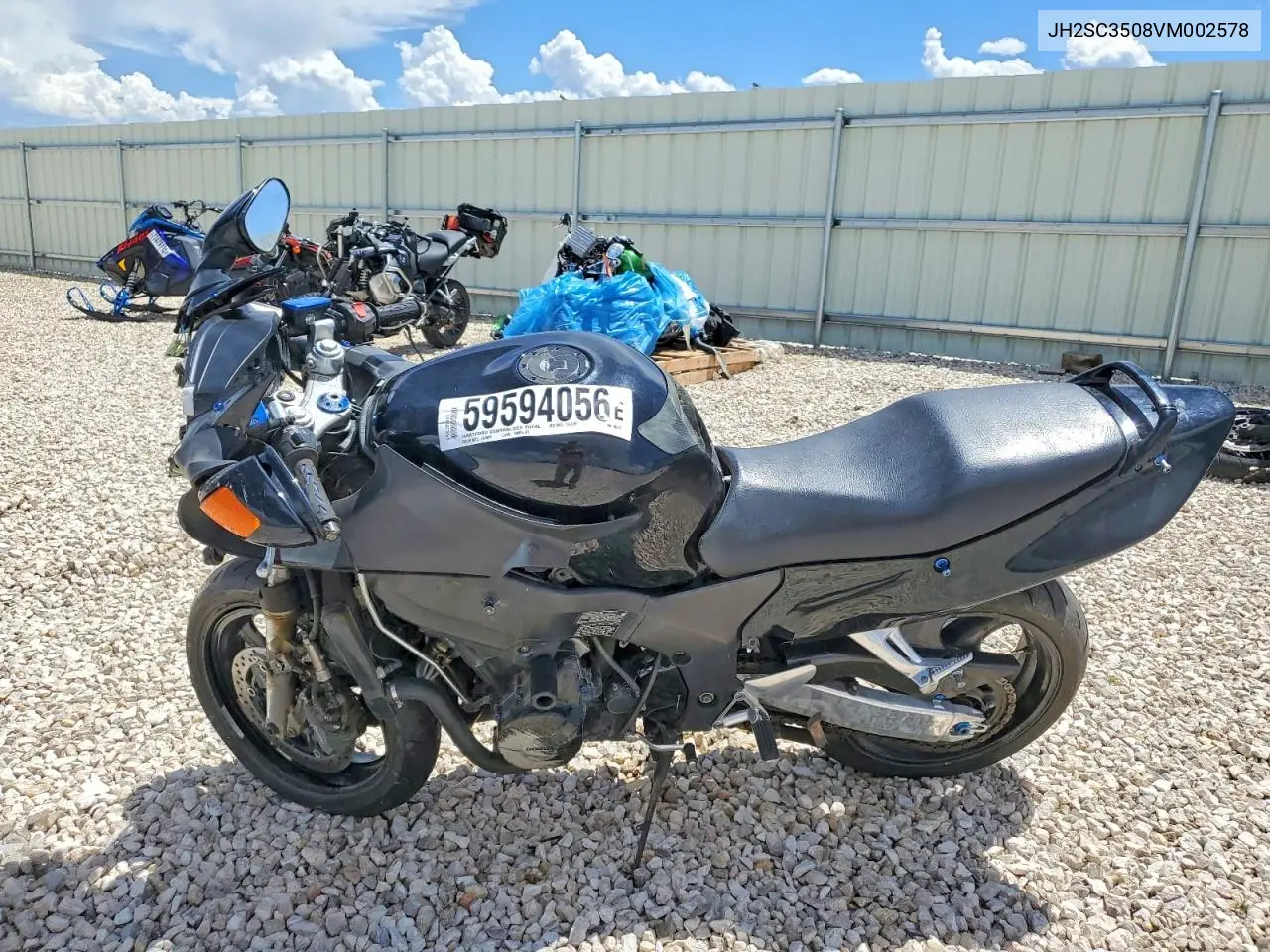 1997 Honda Cbr1100 Xx VIN: JH2SC3508VM002578 Lot: 59594056