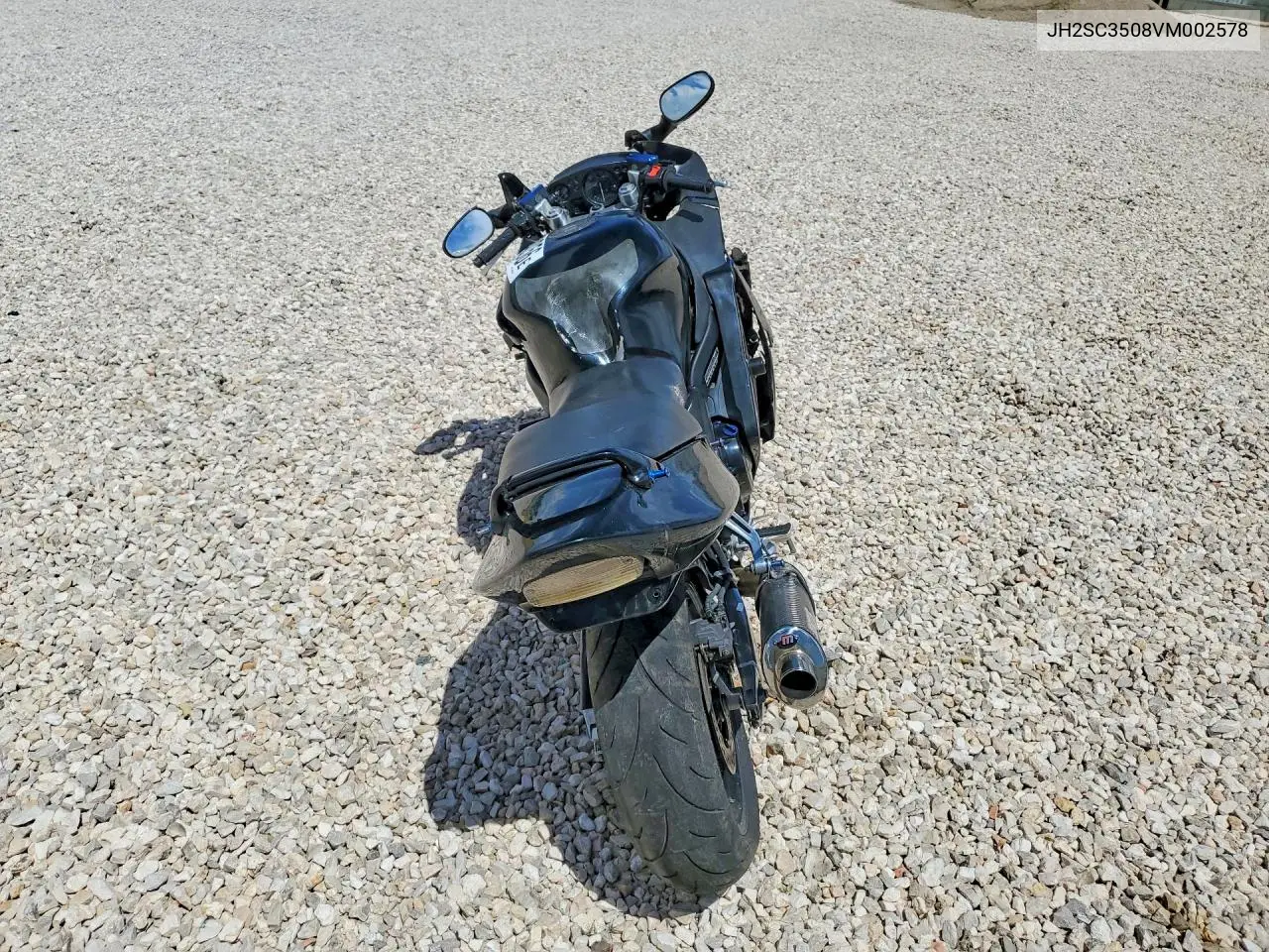 1997 Honda Cbr1100 Xx VIN: JH2SC3508VM002578 Lot: 59594056