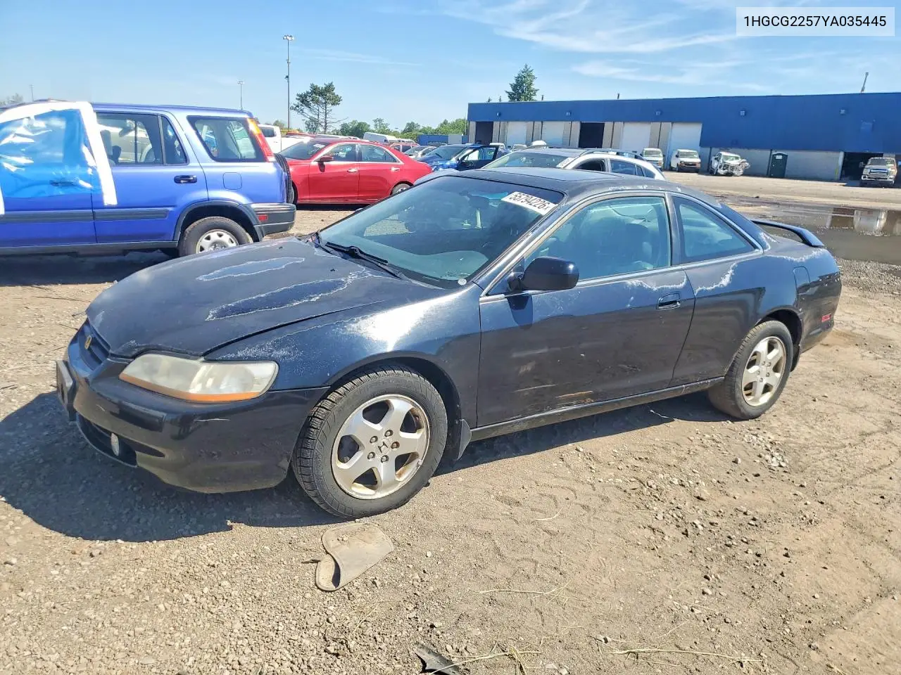 2000 Honda Accord Ex VIN: 1HGCG2257YA035445 Lot: 55794226