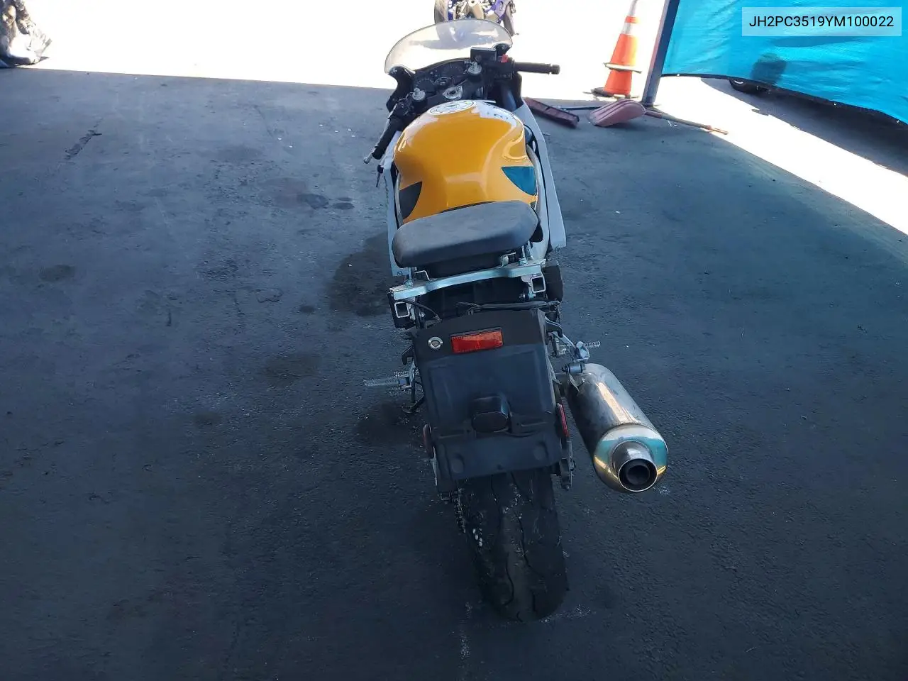 2000 Honda Cbr600 F4 VIN: JH2PC3519YM100022 Lot: 60585046