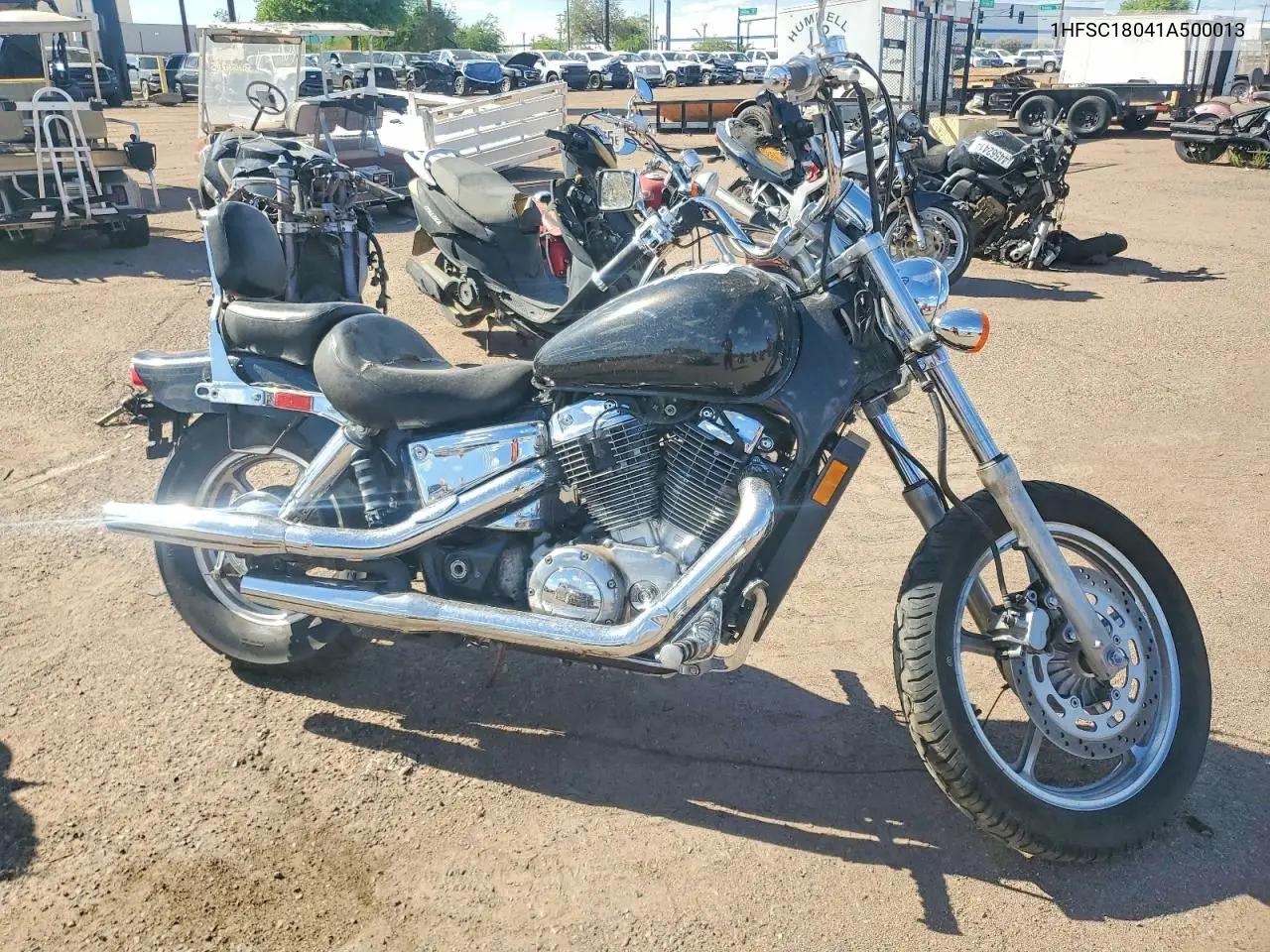 2001 Honda Vt1100 C VIN: 1HFSC18041A500013 Lot: 48258566