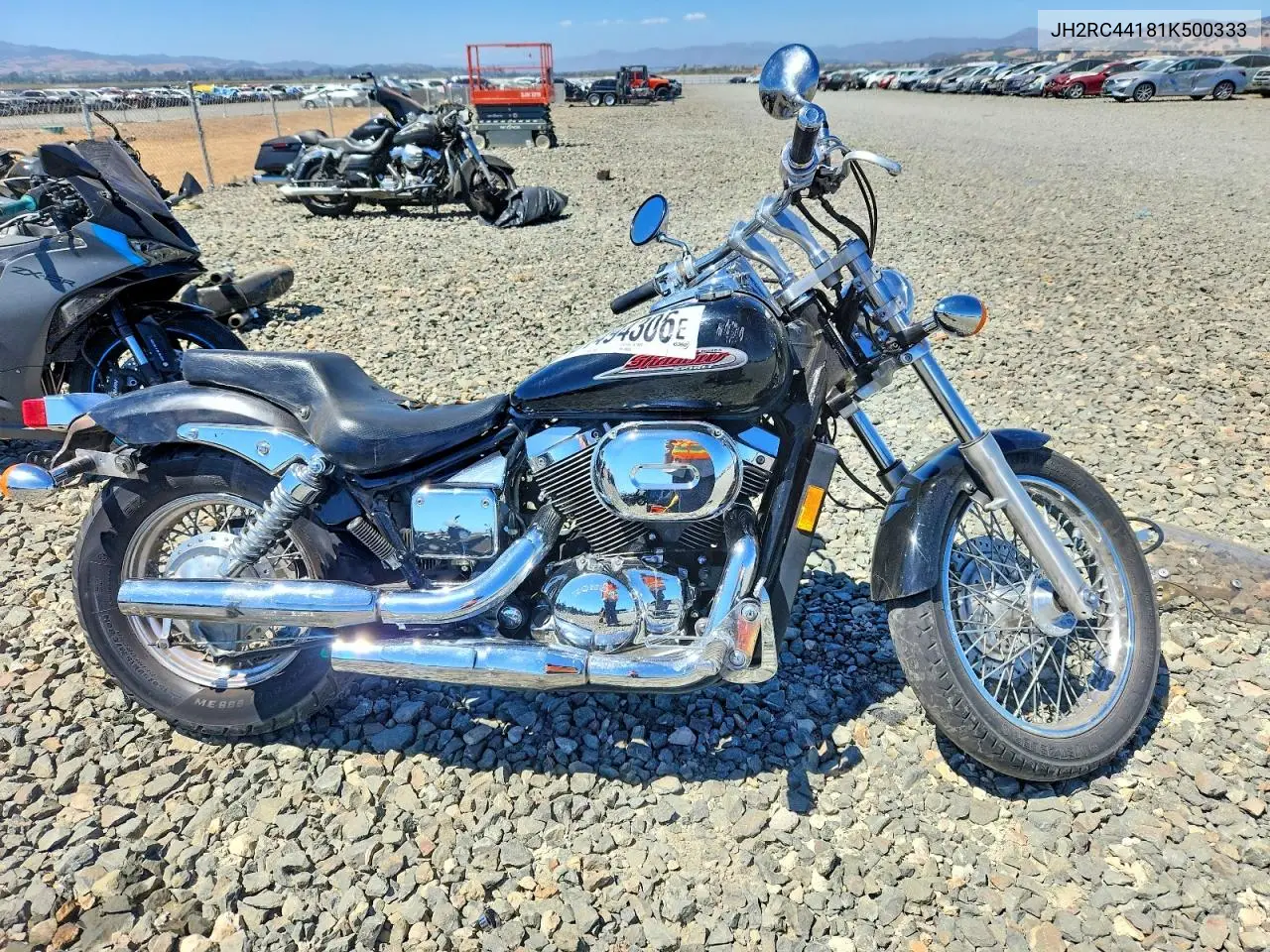 2001 Honda Vt750 Dc VIN: JH2RC44181K500333 Lot: 61494306