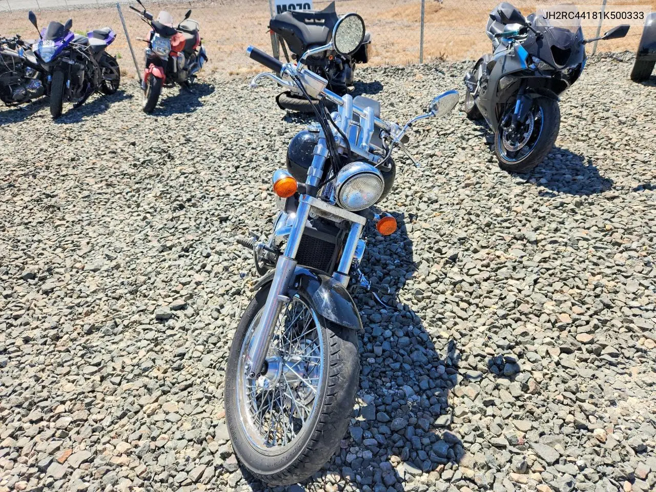 2001 Honda Vt750 Dc VIN: JH2RC44181K500333 Lot: 61494306