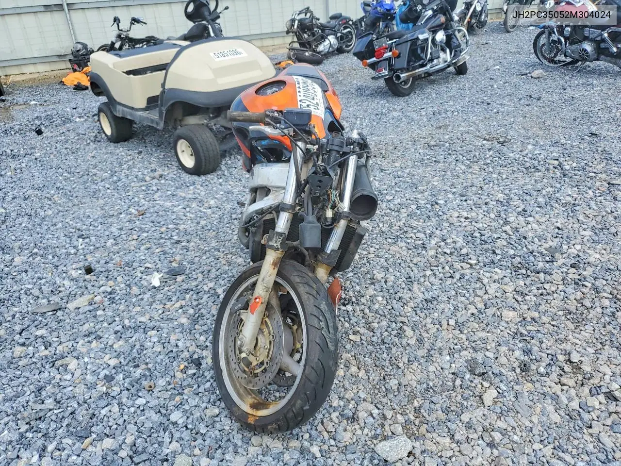 2002 Honda Cbr600 F4 VIN: JH2PC35052M304024 Lot: 52409966