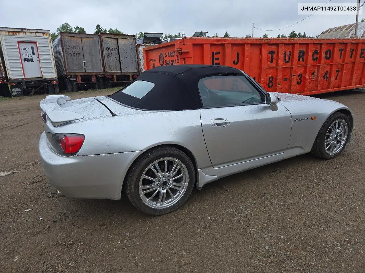 2002 Honda S2000 VIN: JHMAP11492T004331 Lot: 57928446