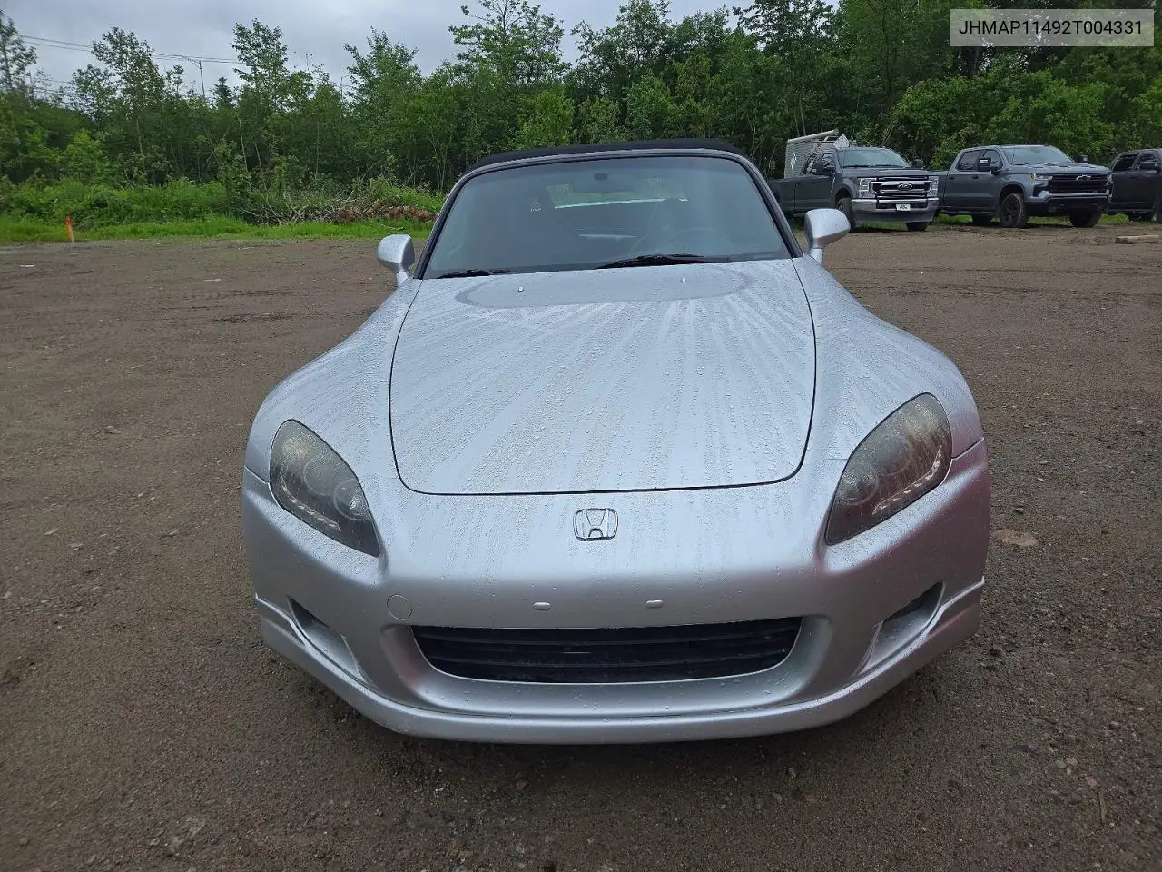 2002 Honda S2000 VIN: JHMAP11492T004331 Lot: 57928446